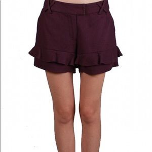 NWT ryu purple knit short skort